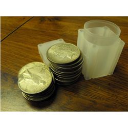 (20) Peace Silver Dollars - ag-au