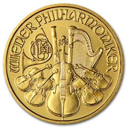 1 oz. Philharmonic Gold Bullion - Random - Pure