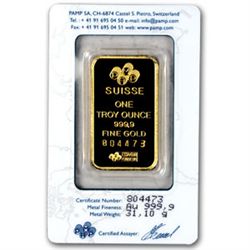 1 oz. Pamp / Credit Suisse Ingot (1)