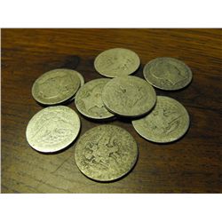 Lot of 10 Barber Quarters