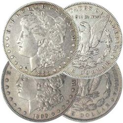 1895-O & 1899-P Morgan Silver Dollars