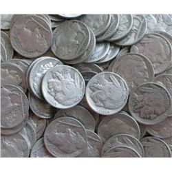 Lot of (100) Buffalo Nickels - RD