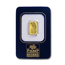 1 Gram Pamp Suisse Gold Ingot