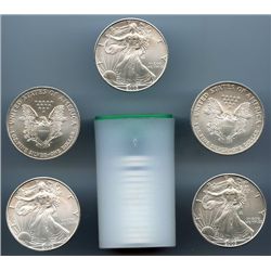 (20) Silver US Eagles - Mint Tubed