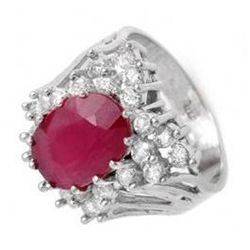 4.62 ctw Ruby & Diamond Ring 14K