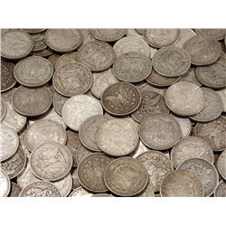 (100) Morgan Silver Dollars - AG -AU