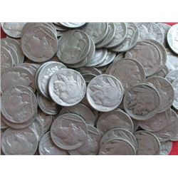 (500) Buffalo Nickels - RD