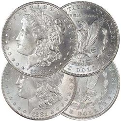 1880-S & 1881-S U.S. Morgans