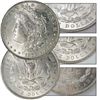 Image 1 : 1878 Morgan Silver Dollar Trio -8,7,7 0ver 8