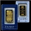 1 oz. Pamp Suisse Gold Ingot 999.9 Pure