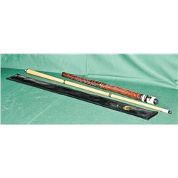 5pc billiards cue with case