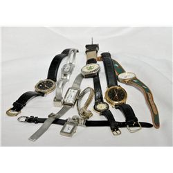 Box of assorted wrist watches