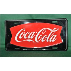 Cocacola license plate
