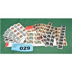 Lot of canada post postage stamps
