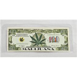 United states 420 marijuana novelty dollar