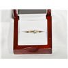 Image 1 : 14k gold diamond solitaire ring