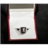 Image 1 : Amethyst and diamond ring