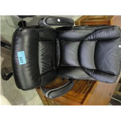 Black gas lift office chair