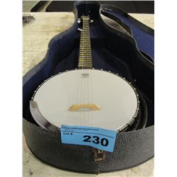 KAY 5 string banjo with case