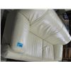 Image 1 : Leather sofa - off white