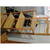 Image 1 : Solid oak 4 tier knicknack shelf