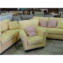 3pc contemporary sofa set;