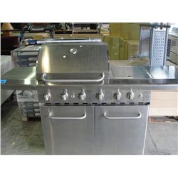 Stainless steel deluxe patio gas BBQ