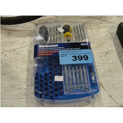 Mastercraft 82pc screwdrivers and bit set