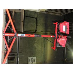 Double pedastol work light