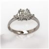 Image 1 : 2.97g 14k White Gold Diamond Ring