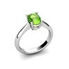 Image 1 : Genuine 0.50 ctw Peridot Ring 14k W/Y Gold