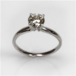 Certified 1.03 ctw Diamond Solitaire Ring I-J I-1/I-2