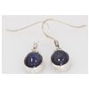 Image 1 : NATURAL 13.26 CTW TANZANITE OVAL EARRING .925 STERLING