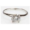 Image 1 : 1.5 ctw Certified Diamond 14k Solitaire Ring H I-1