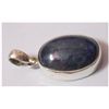 NATURAL 24.75 CTW TANZANITE OVAL PENDANT .925 STERLING