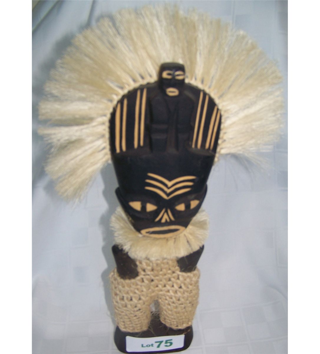 HAND CARVED WOOD AFRICAN ANCESTOR STATUE POSSIBLY VINTAGE.