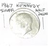 Image 1 : 1967 SILVER KENNEDY HALF DOLLAR *RARE MS HIGH GRADE*!!