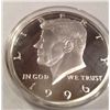 Image 2 : 1996 1/2 LB KENNEDY .999 PURE SILVER MEDALLION 8 TROY OZ