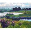 Anne Boysen, Magenta Loosestrife, Signed Print
