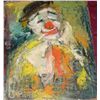 Jan De Ruth, Clown, Signed Oil on Board