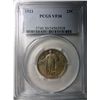 Image 1 : 1921 STANDING LIBERTY QUARTER PCGS VF-XF30, NICE