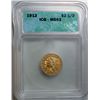 Image 1 : 1912 $2.5 INDIAN GOLD COIN ICG MS-63
