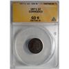 Image 1 : 1871    Indian penny  ANACS06 corroded
