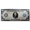 Image 1 : 1914 $10.00 FEDERAL RESERVE NOTE STAR NOTE FR.922 RARE! XF-AU, BARGAIN
