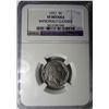 Image 1 : 1921 BUFFALO NICKEL NGC VF, SAYS CLEANED, WHO KNOWS?  EST. $25.00-$35.00
