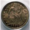 Image 2 : 1853 ARROWS SEATED DIME PCGS MS64 SPECTACULAR COLORS! EST. $900.00-$975.00