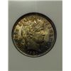 Image 2 : 1901 BARBER DIME NGC MS64 SPECTACULAR COLOR!