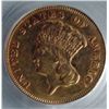 Image 2 : 1878 $3 Gold   PCGS  XF alt surface