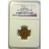 Image 1 : 1869/69 FS-301 Indian penny  NGC  AU cleaned