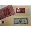 Image 1 : JEFFERSON 3 PIECE COIN & CURRENCY SET WITH $2 STAR NOTE